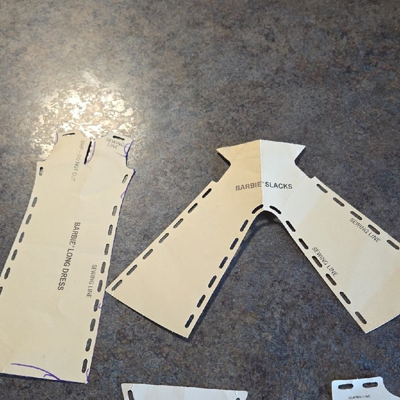 Barbie Vintage Sewing Patterns Vintage. Mattel. 1973. 14 Payterns - Picture 4 of 10